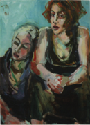Salzburger Freundinnen - 100 x 80 Arcyl 2001