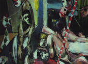 Demaskierung I - 140 x 200 Acryl 1998