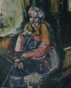 Die Matriarchin - 140 x120 Acryl