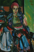 Die Türkische Braut - Arcyl 140 x 100 2002